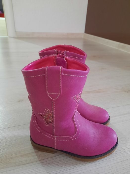 Естествена кожа ботушки 25 номер