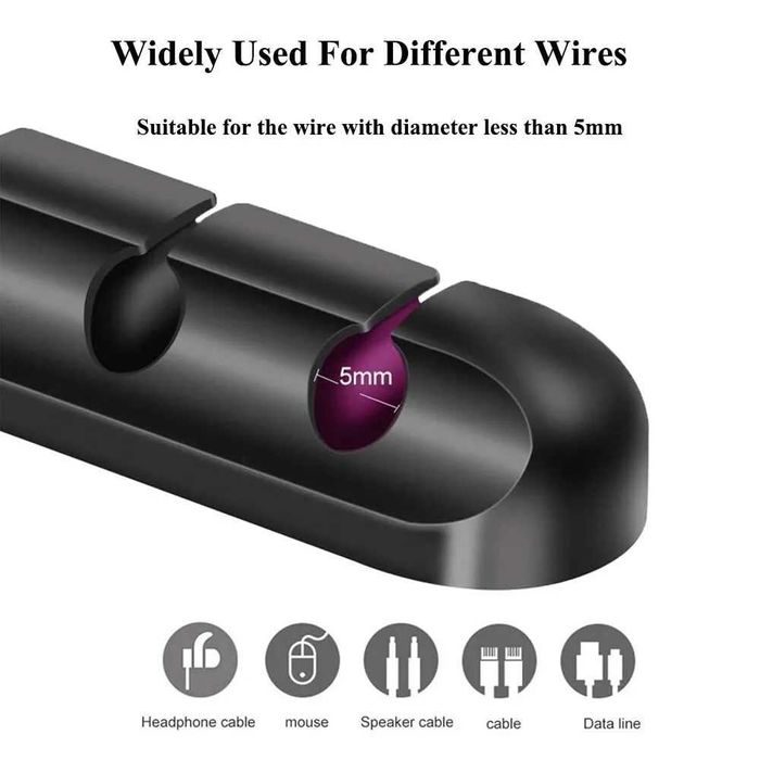 Органайзер, держатель, фиксатор для проводов, шнуров и кабелей