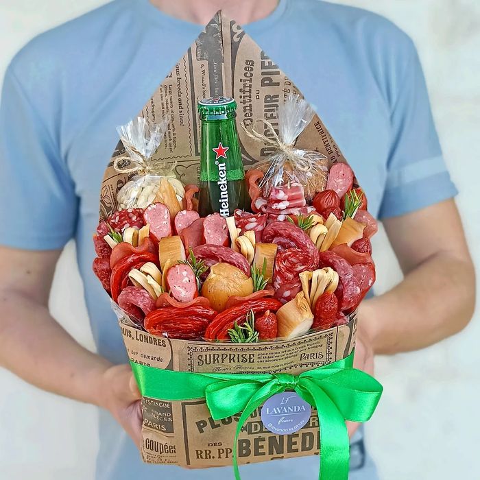 Гастробукеты ( мужские букеты, продуктовые букеты)