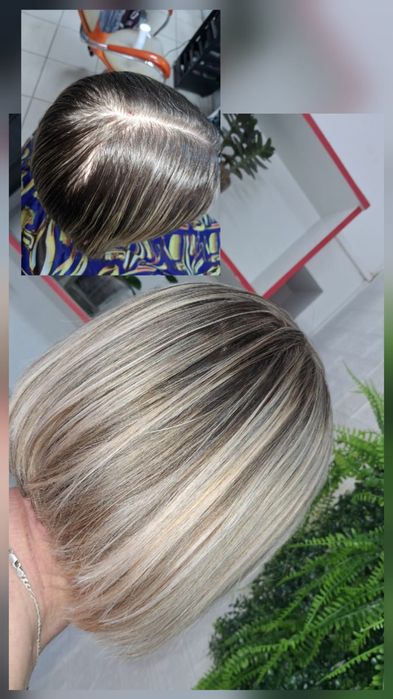 Окрашивание волос, стрижки