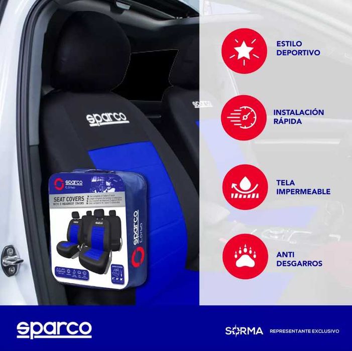 Sparco калъфи за седалки тапицерия автомобил кола