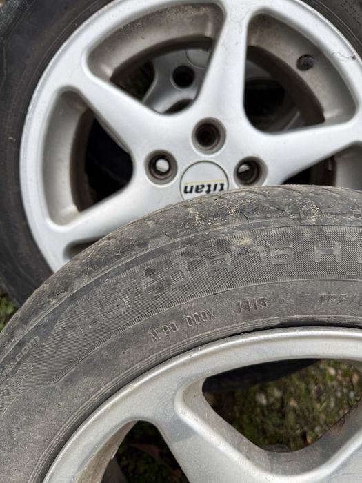 Jante roti Open Meriva pe 15 din Aliaj - cu anvelope de vara