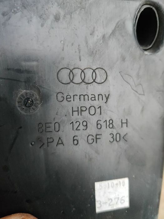 Tub difuzor captare aer Seat Exeo Audi A4 8E0129617D / 618H