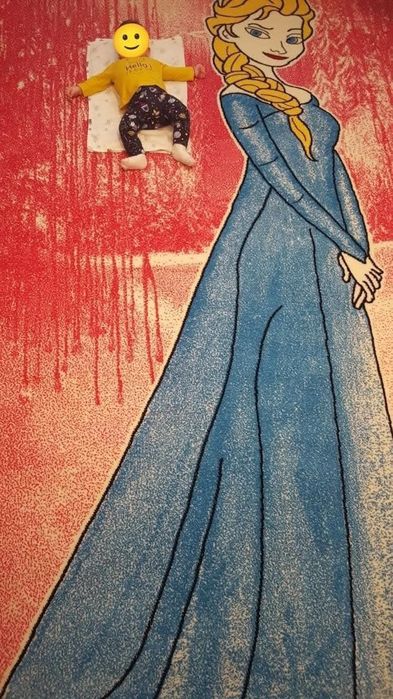 Covor Elsa camera copii