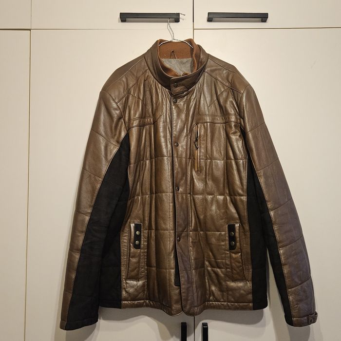 Куртка кожаная короткая