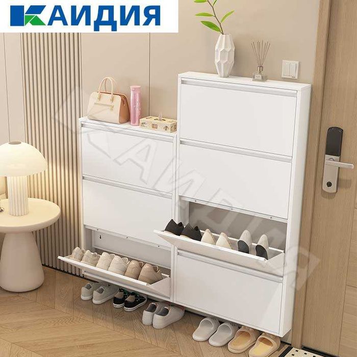 Обувница узкая металлическая для коридора/ oyoq kiyim shkafi