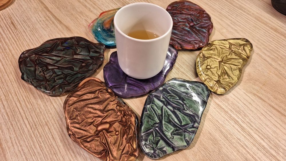 Арт подложки за чаши 7бр.