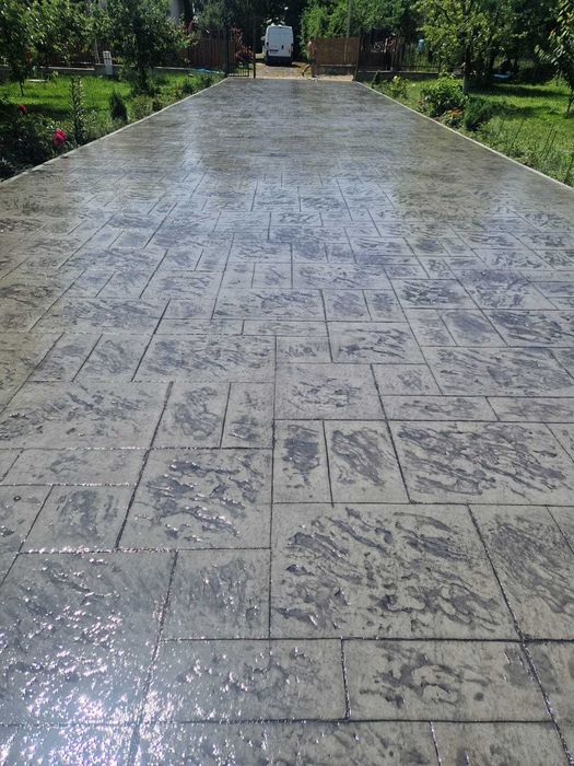 Beton amprentat in Pitesti, Mioveni, Campulung, Curtea de Arges