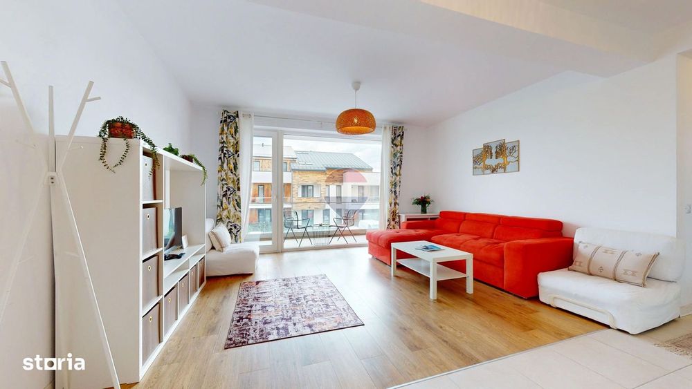Apartament cu 2 camere de închiriat în UNO Brașov | Balcon generos