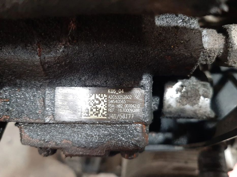 pompa inalta 1.5 dci dacia duster nissan qashqai cube juke 167000938r  h8200704210  a2c53252602