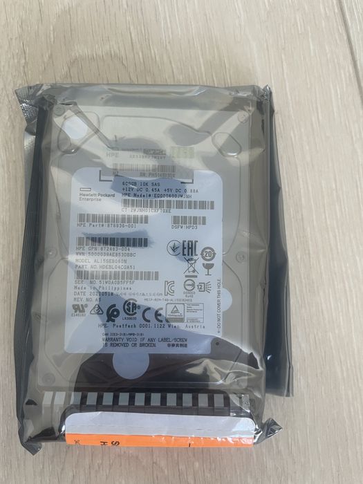 Жесткий диск серверный 600гб HPE