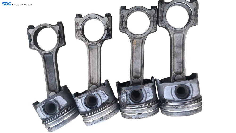 Set 4 Pistoane Complete cu Biela Nural Renault Grand Scenic 2 1.5 DCI 2003 - 2009 Cod 7657X [M8815]