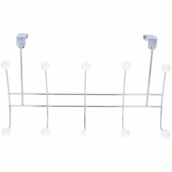 Cuier de usa cu 10 agatatori realizat din otel inoxidabil