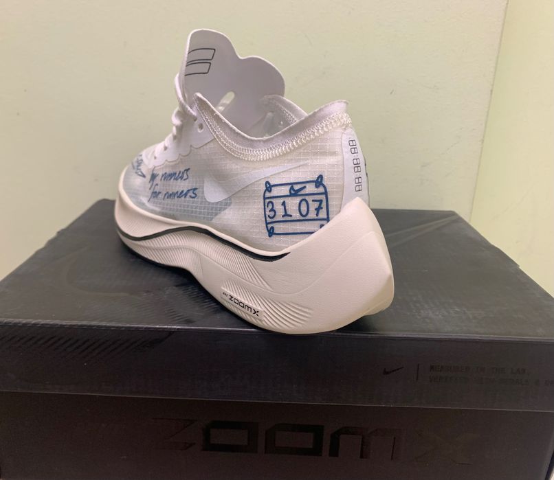 Нови мъжки маратонки Nike ZoomX Vaporfly Next% Blue Ribbon номер 41