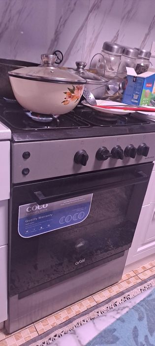 Артел газовый плита янгидай 1 йил булди ишлатилганига айби йук