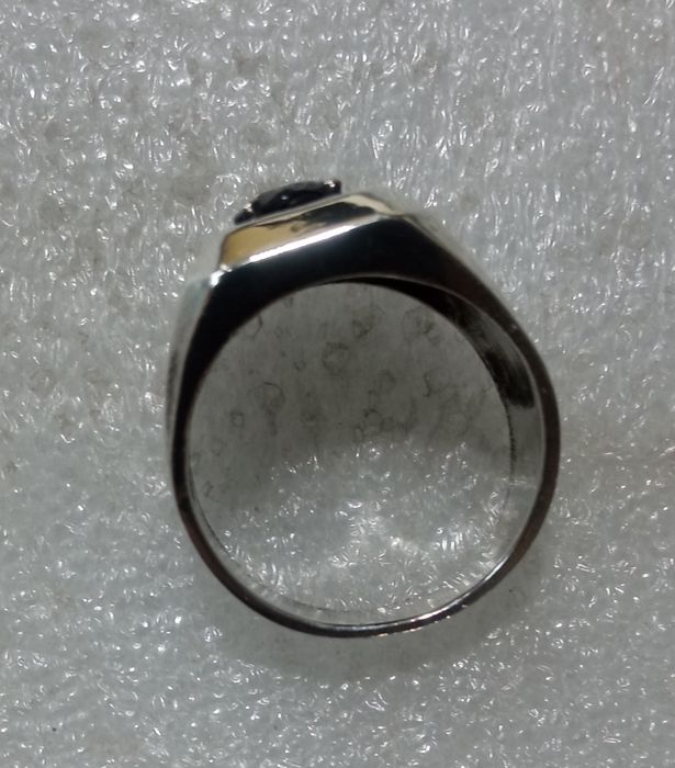 Кольцо мужское серебро.