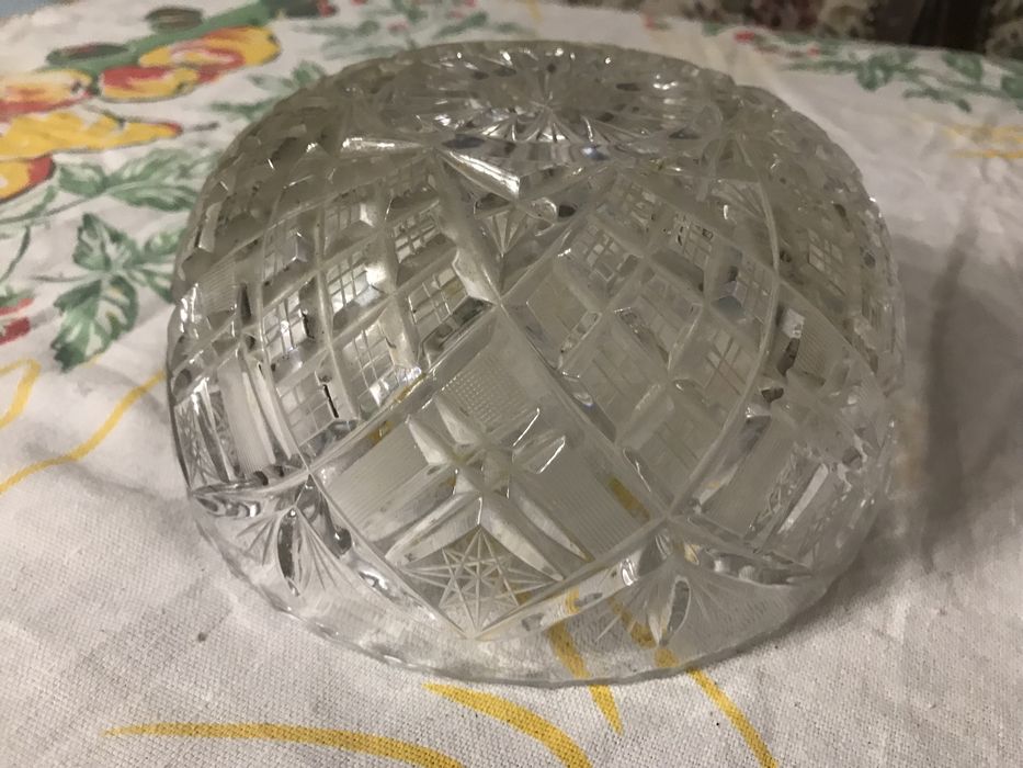 Ваза хрустальная СССР ретро винтаж