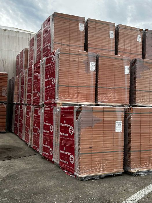 Caramida ieftin, livrare oriunde, descarcare cu macara