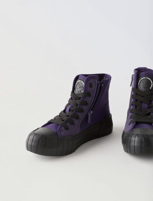 Кеды Уэнсдэй сатиновые