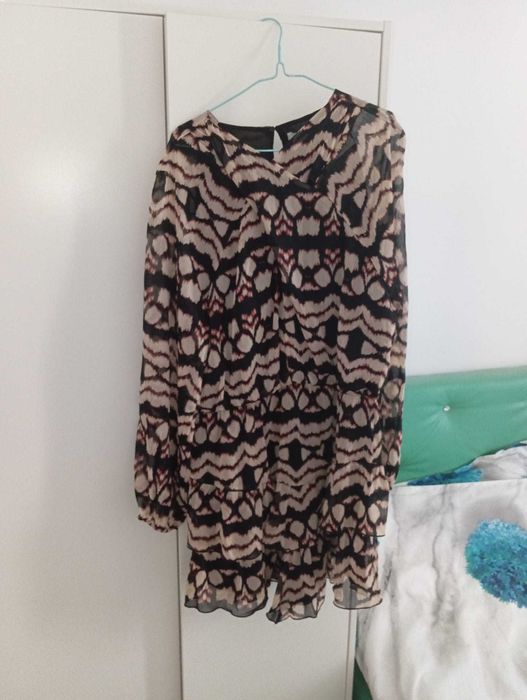 Rochie leopard medie