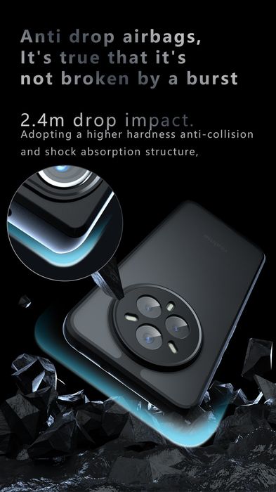 Realme 14pro, 14Pro+ кейс удароустойчив с матов гръб Нов модел