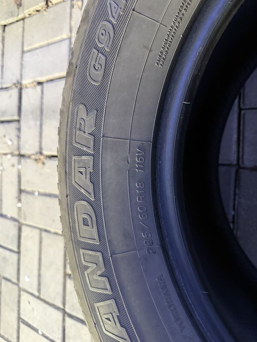 Резина Yokohama Geolander 285/60 R18