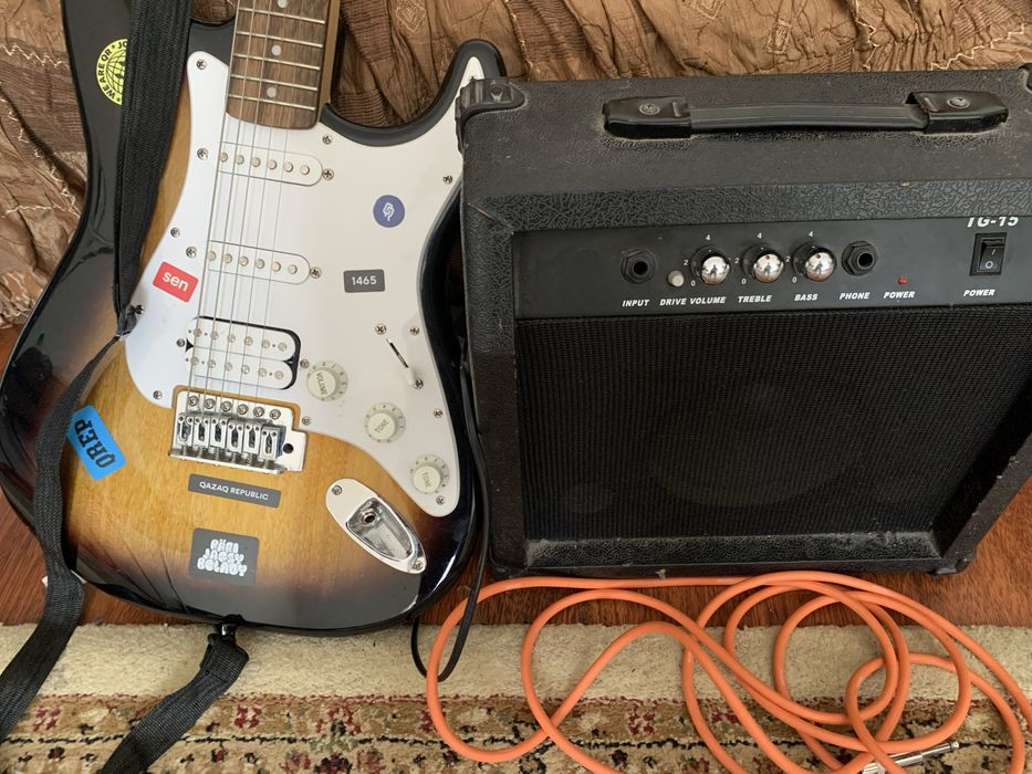 Squire Guitar and Amp for sale