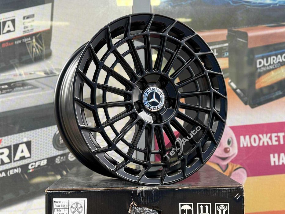 22 "Джанти Hybrid Forged за MERCEDES EQS SUV X296 black Multispoke