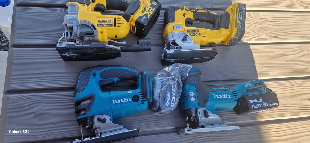 Makita,Dewalt ferestrau pendular pe acumulator