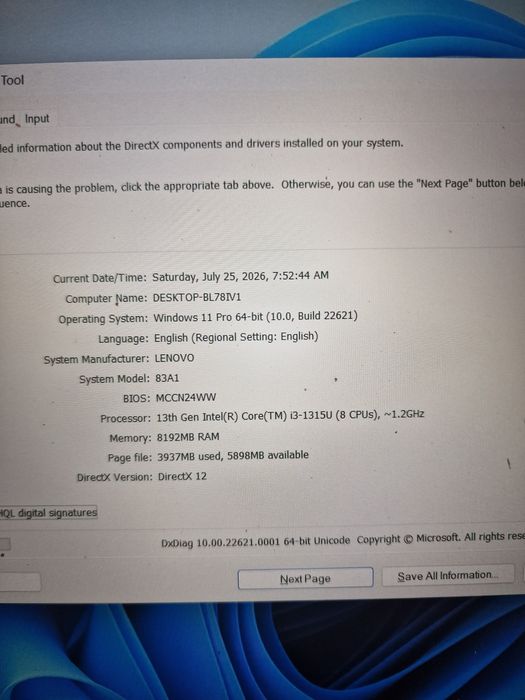 Laptop Lenovo V15G4IRU