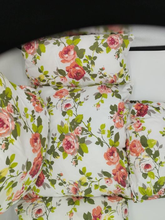 Висящ ратанов стол – Градинска люлка в три цвята