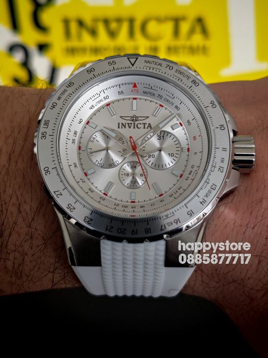 INVICTA Aviator white 50 mm, Инвикта нов ръчен часовник