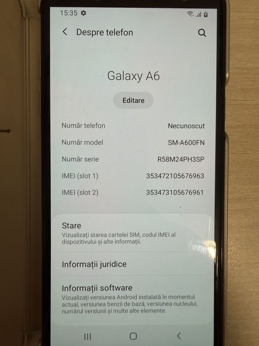 Samsung A6, 32GB