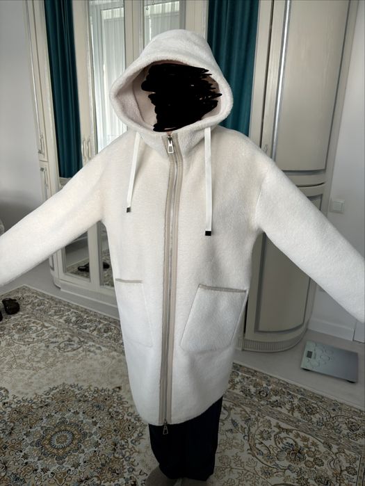 Двусторонняя дубленка пальто