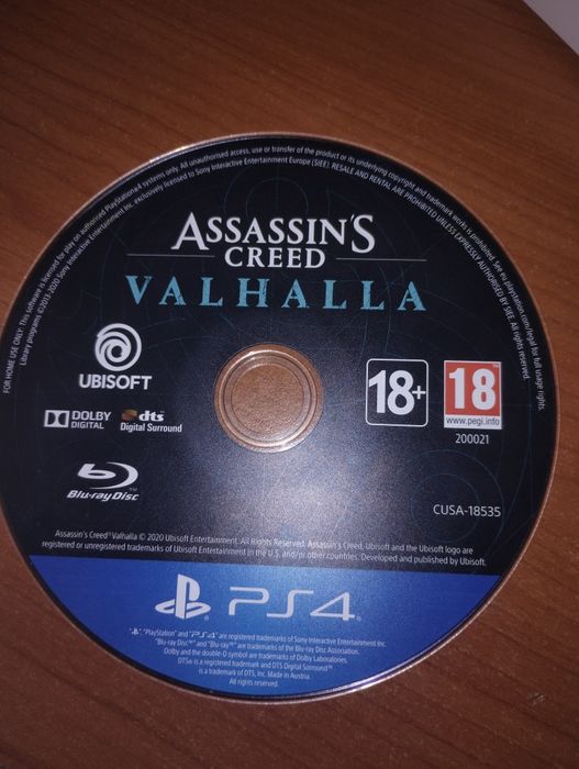 Assassin's Creed Valhalla PS4 fără carcasa preț nenegociabil
