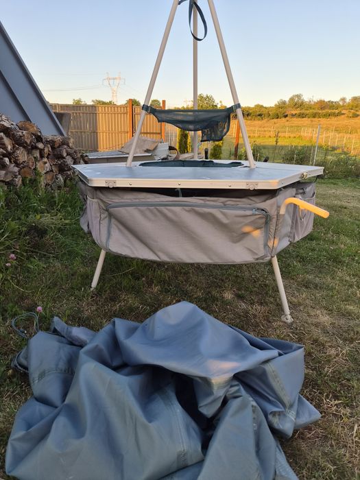 Bucatarie camping Tepee decathlon