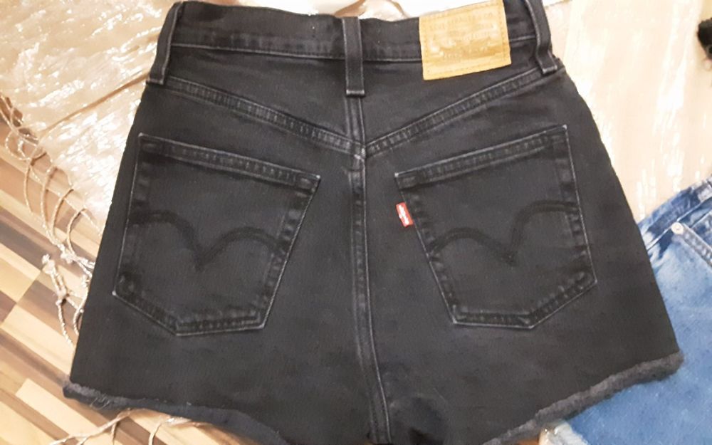 XS нови къси дамски дънки ZARA, LEVIS ,Ltb