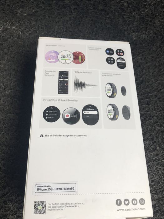 Петличка микрафон Saramonic U2 typce/iphone perexadnik