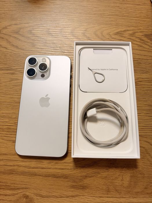 iPhone 15 Pro Max 256 GB Silver – Impecabil