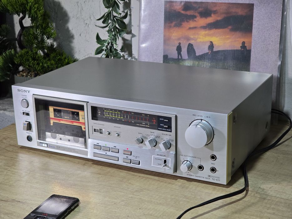 Deck SONY TC-k71, casetofon 3 head SF, bias, dual capstan hi-fi audio