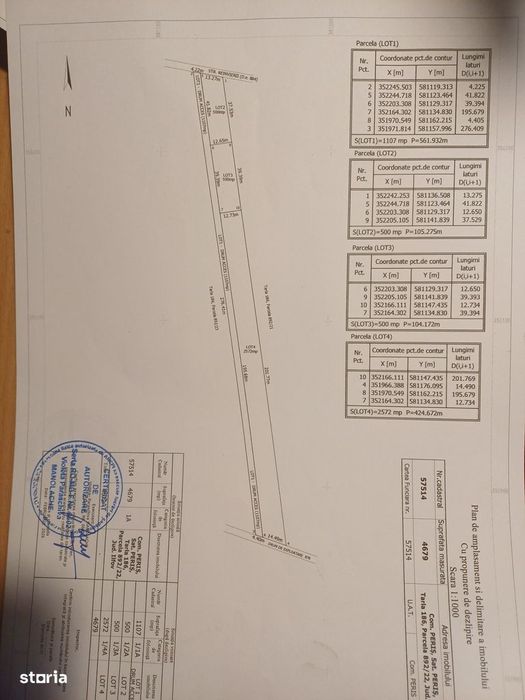 Teren de vânzare în zonă rurală, 500mp