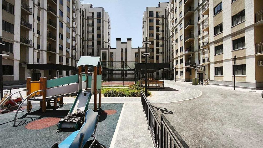Yu 1 комнатная 39м2 квартира ЖК Chimgan Hills, экобазар Чимган