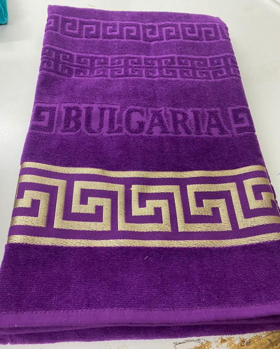 Голяма памучна хавлиена  кърпа, хавлия България, плажна и за бан