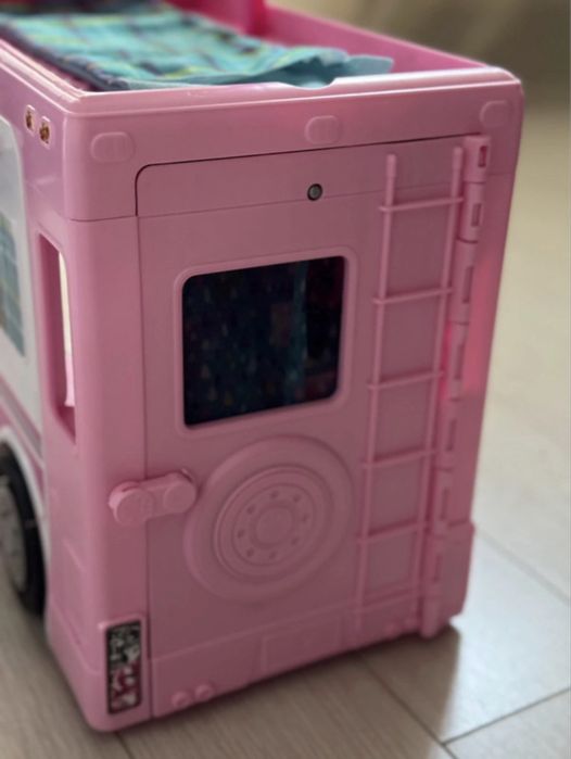 Masinuta  Barbie 3 in 1 - Rulota de vis