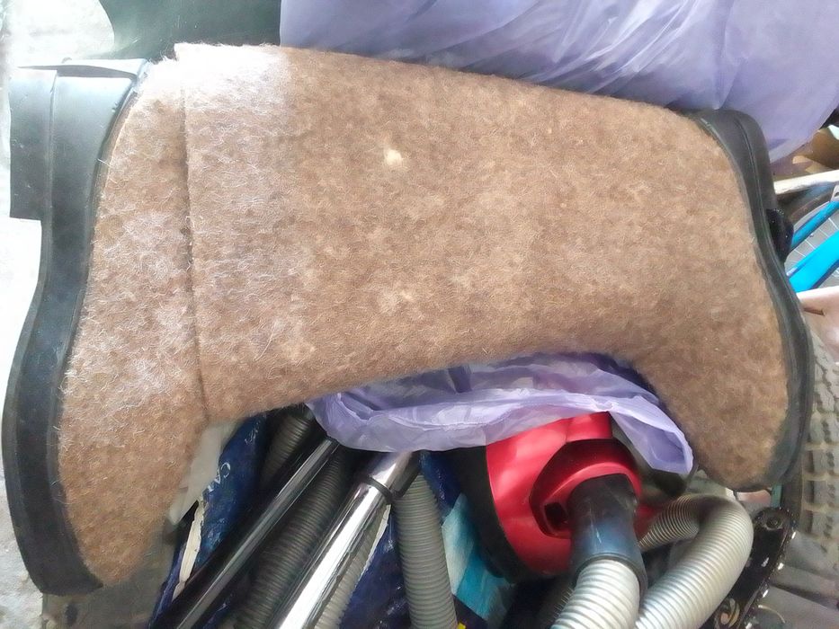 Валенки на резине и без.