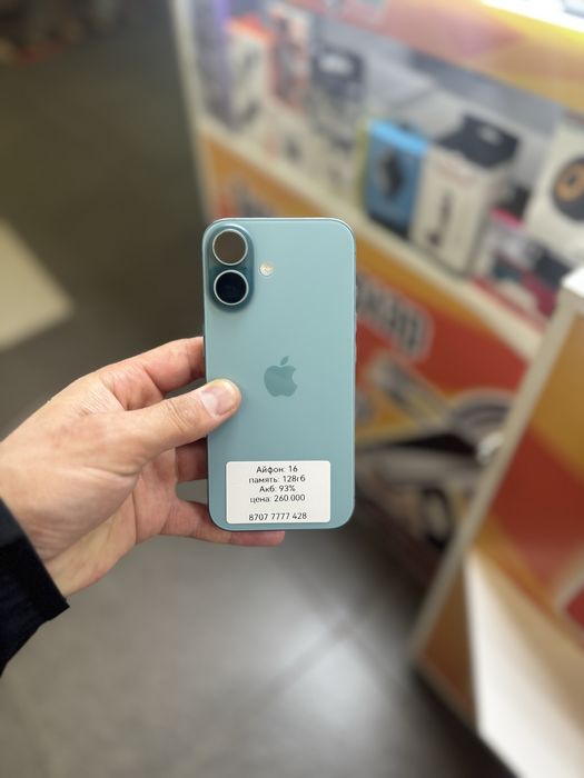 Айфон 16, 128гб, 93%