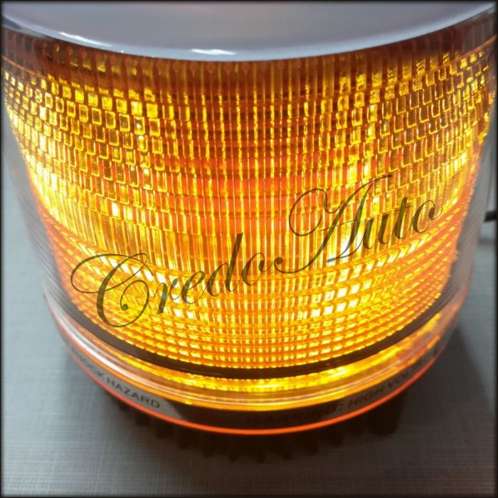 Ново!LED Авариен сигнален оранжев буркан 12V