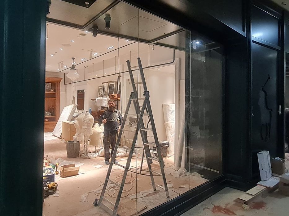 Стеклянные перегородки