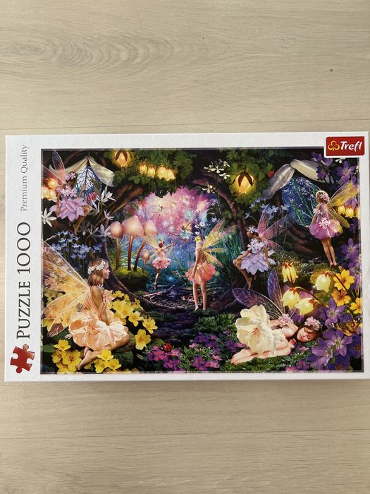 Vand Puzzle Trefl 1000 piese nou cu zâne