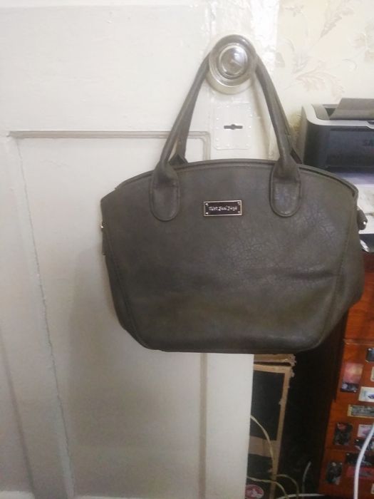 Сумка кожзам зелёная